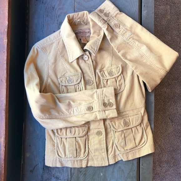 Aeropostale Jackets & Blazers - Aeropostale tan corduroy jacket